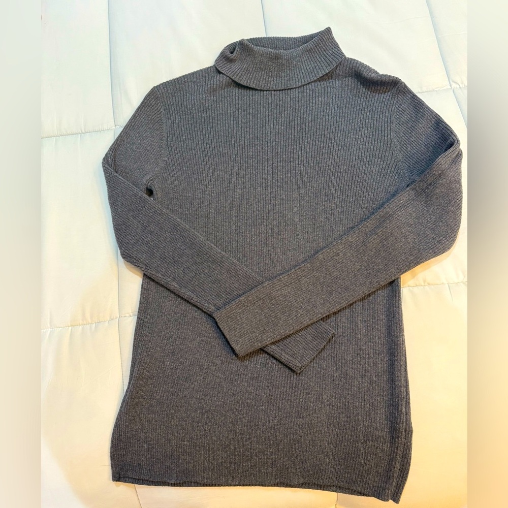 Amazon Essentials Lightweight Turtleneck Gray Siz… - image 1
